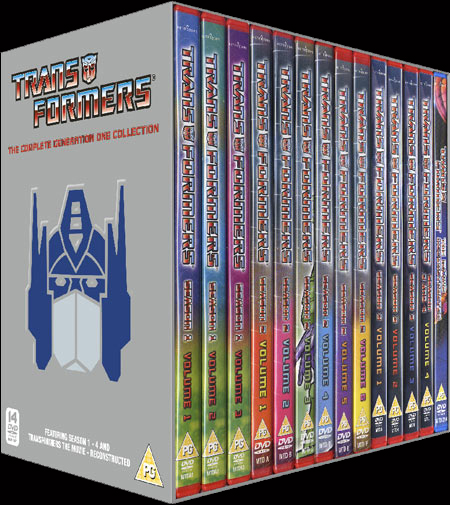 Dvd Transformers G1 Completo