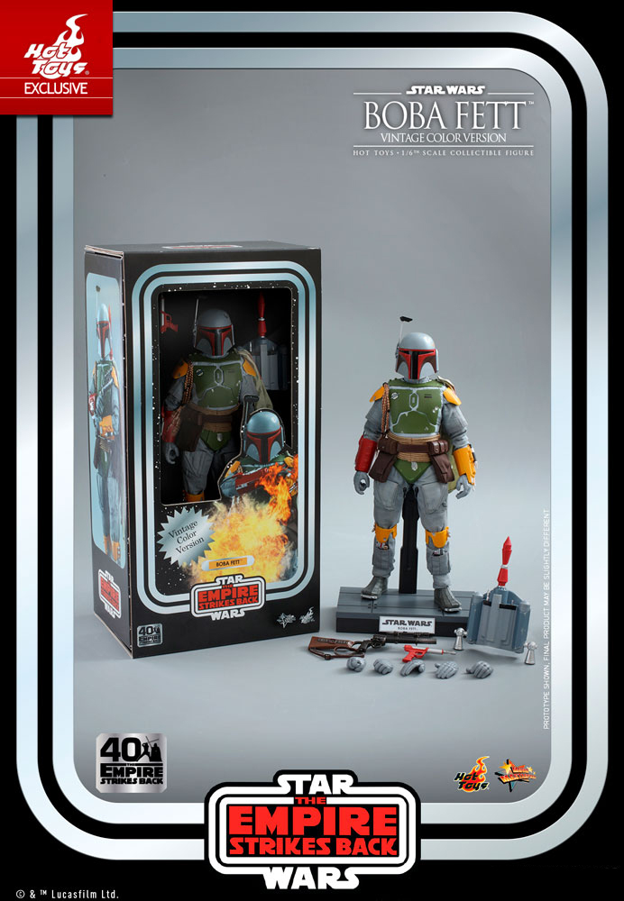 Star Wars: Boba Fett - Empire Strikes Back 40th Anniversary - Exclusive Vintage Colour Version