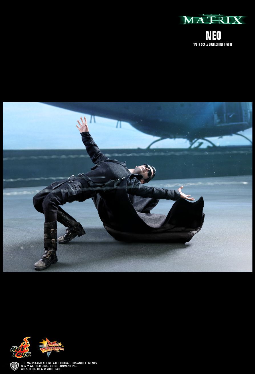 Neo - The Matrix  Sixth Scale Figure by Hot Toys  Movie Masterpiece Series   